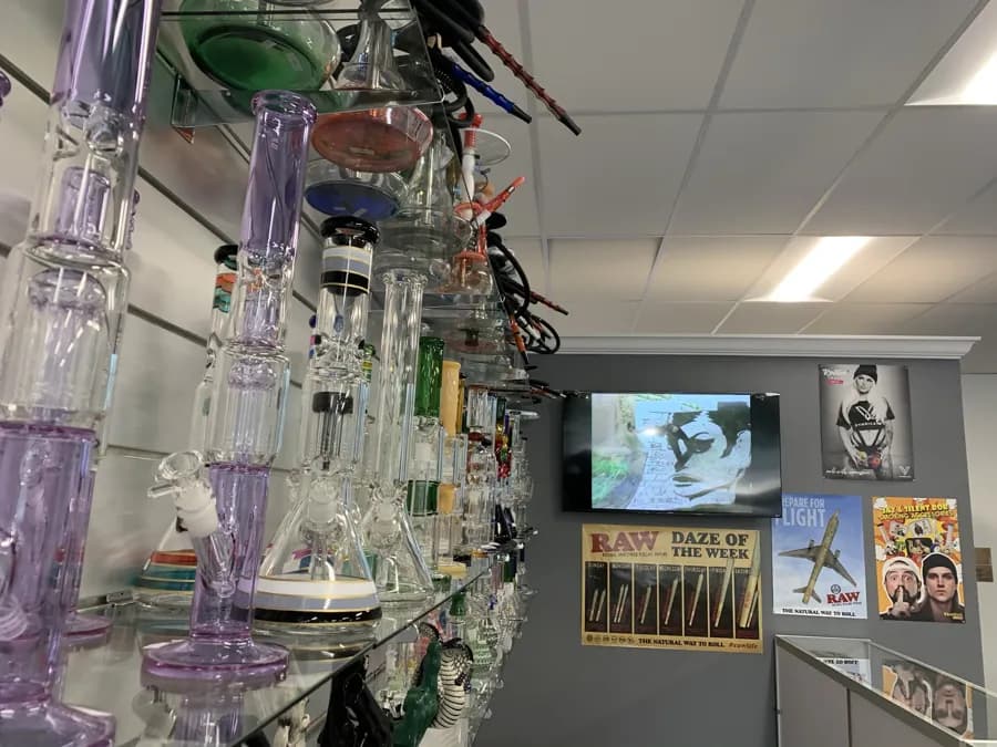 Glass pieces at Smoke Valley Fort Lauderdale